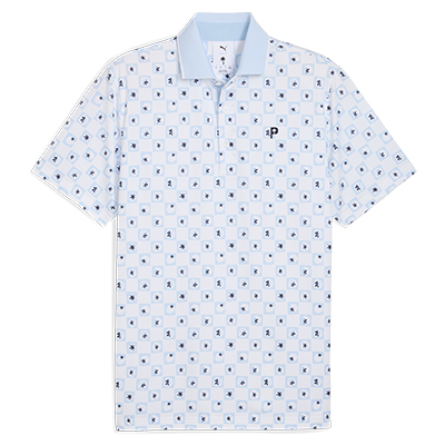 PUMA 男短袖POLO衫 #632265-02 ,藍(版型偏大)