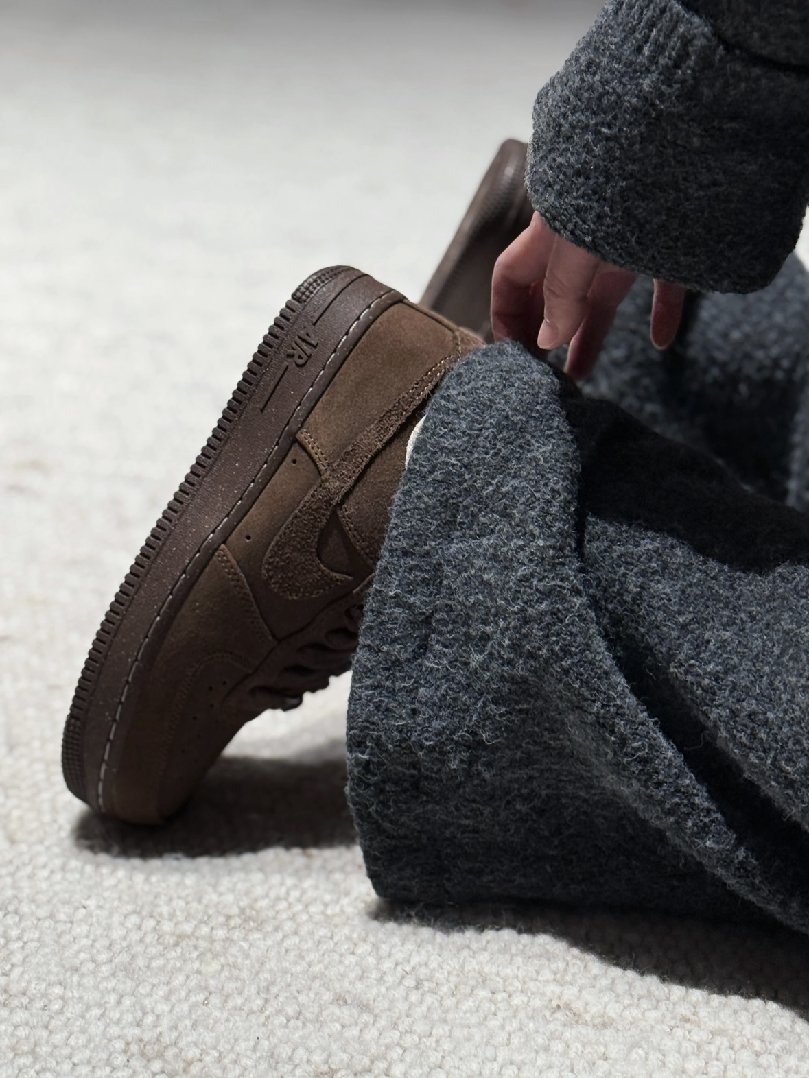 Nike Air Force 1 "Cacao Wow" 摩卡棕 麂皮 棕色 男女同款 FQ8901-259