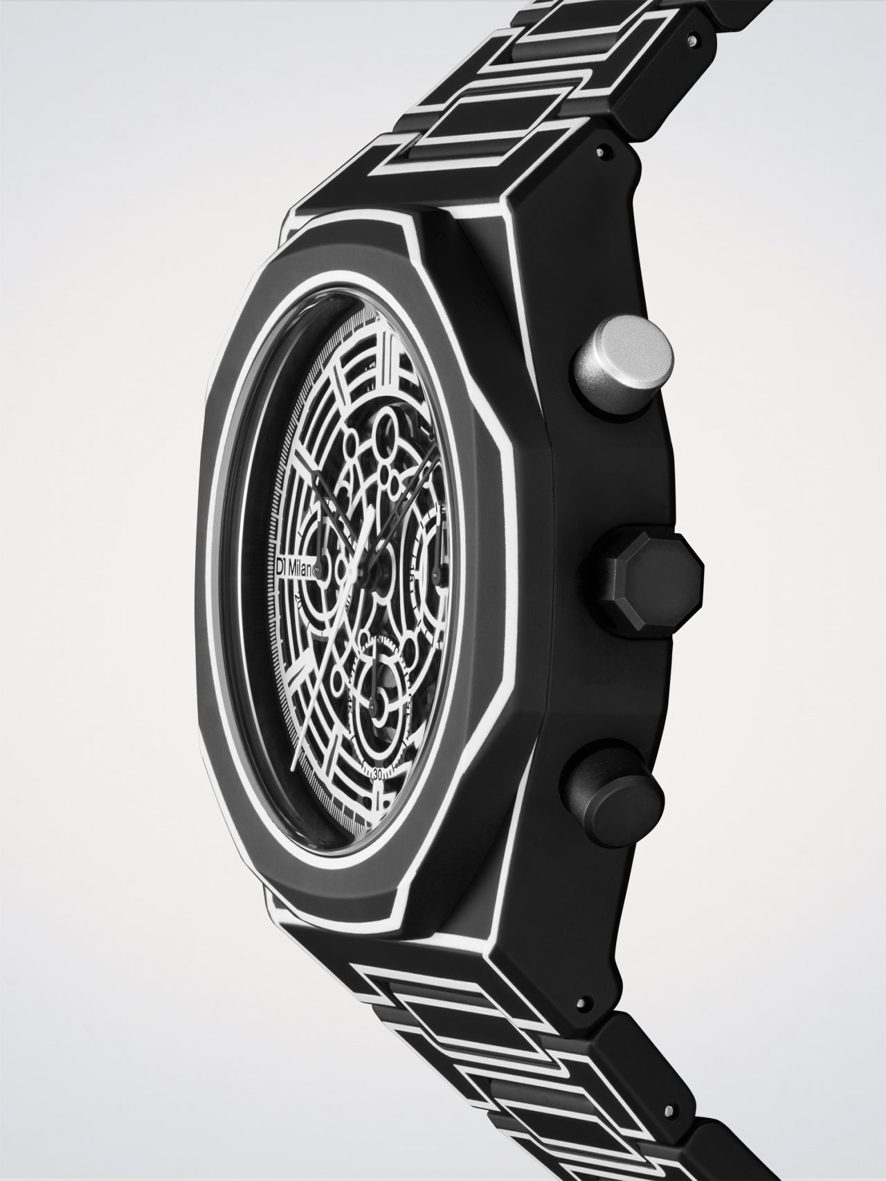 Polychrono 40.5mm - Black Sketch