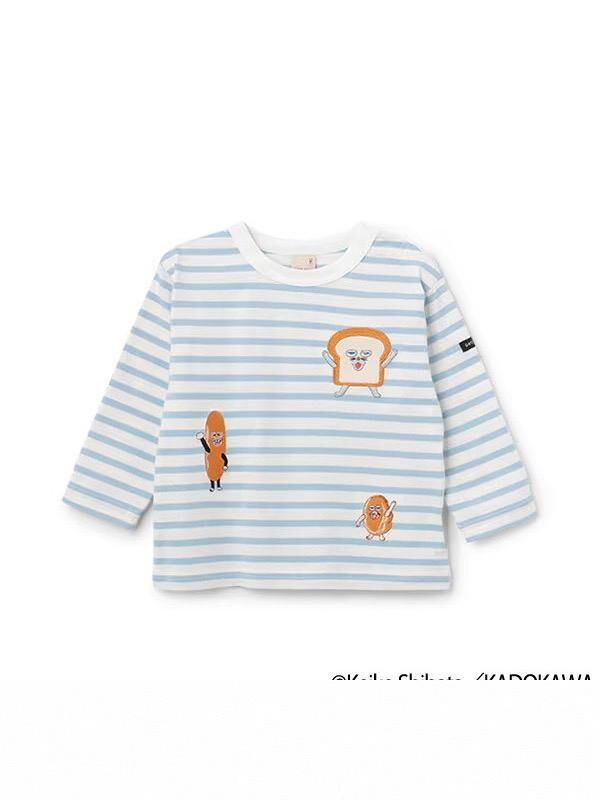 2025 麵包小偷 童裝間條長袖Tee 90-140cm