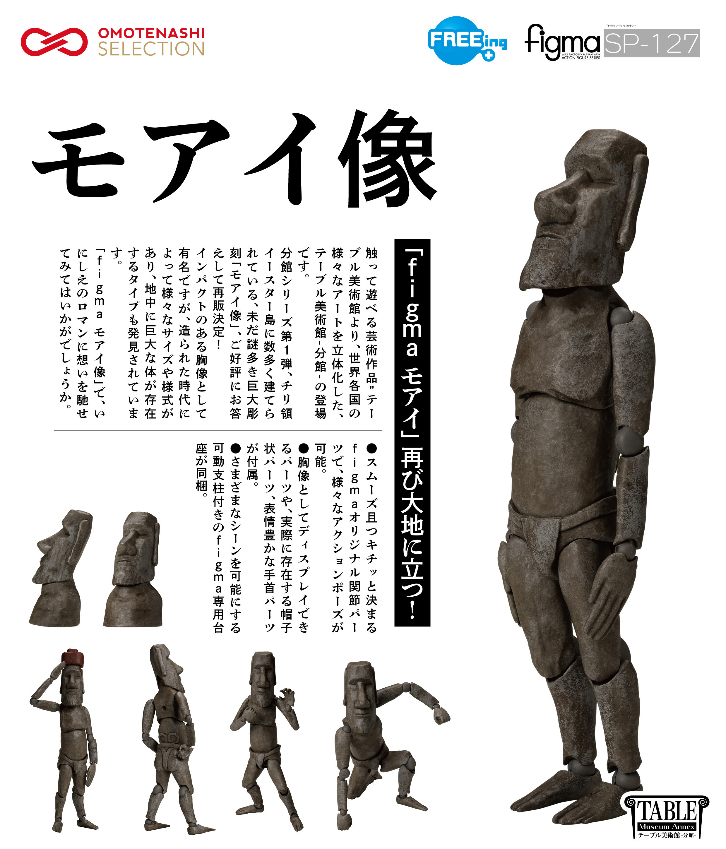テーブル美術館「figma モアイ」 figma The Table Museum -Annex- Moai