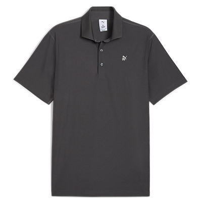 PUMA 男短袖POLO衫 #633029-02 ,灰(版型偏大)