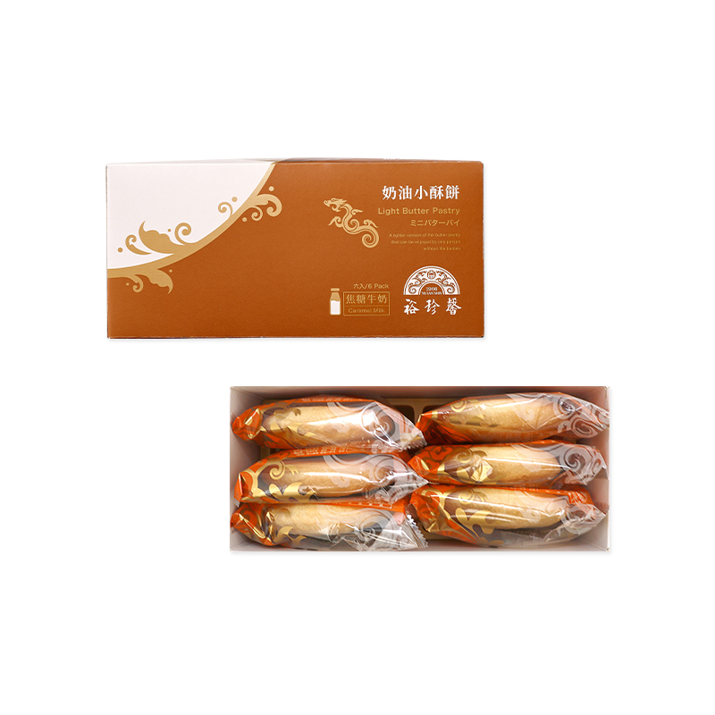 裕珍馨-奶油小酥餅焦糖牛奶6入(盒)