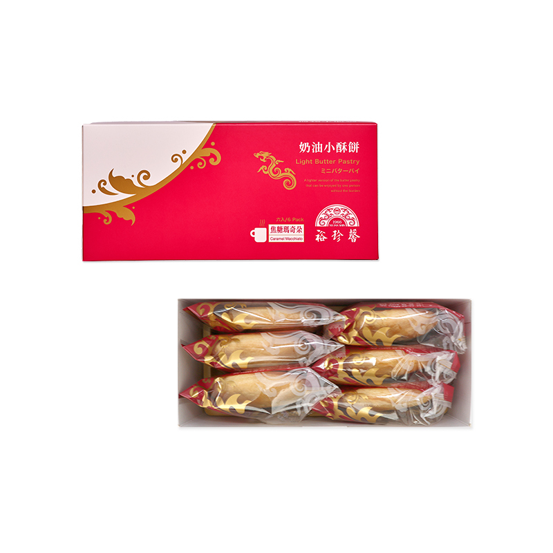 裕珍馨-奶油小酥餅焦糖瑪奇朵6入(盒)
