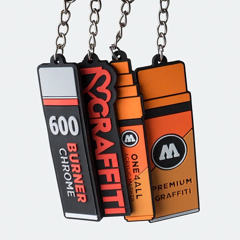 MOLOTOW｜Keychain 橡膠鑰匙圈