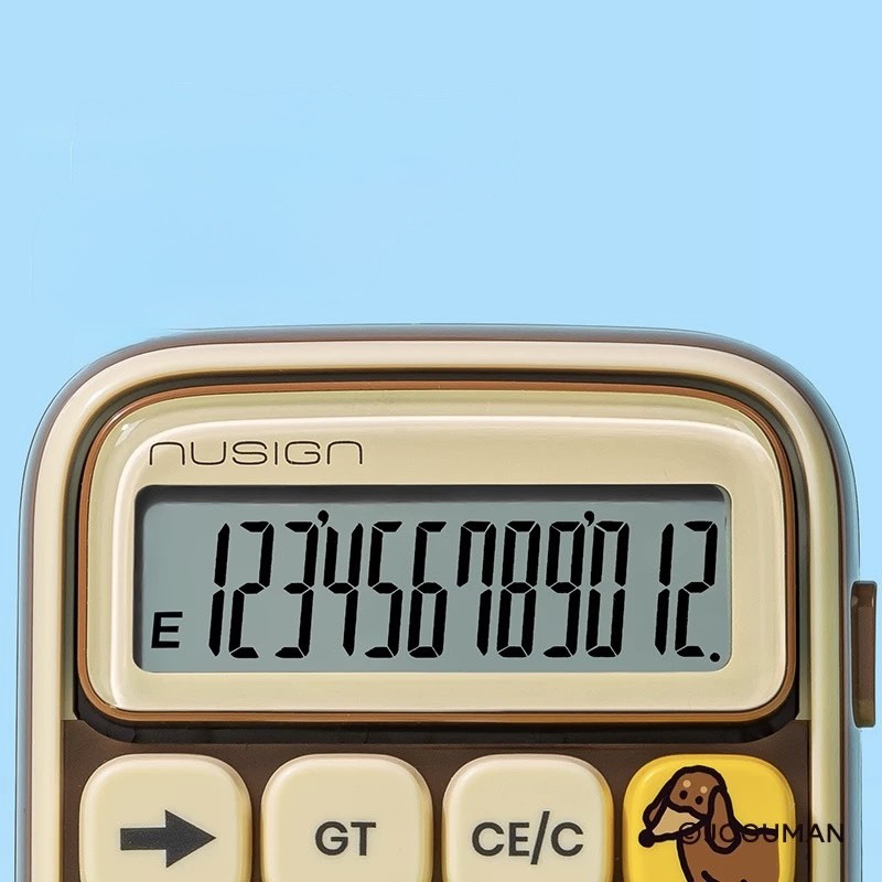 韓國 JOGUMAN WOODY 機械式按鍵計算機