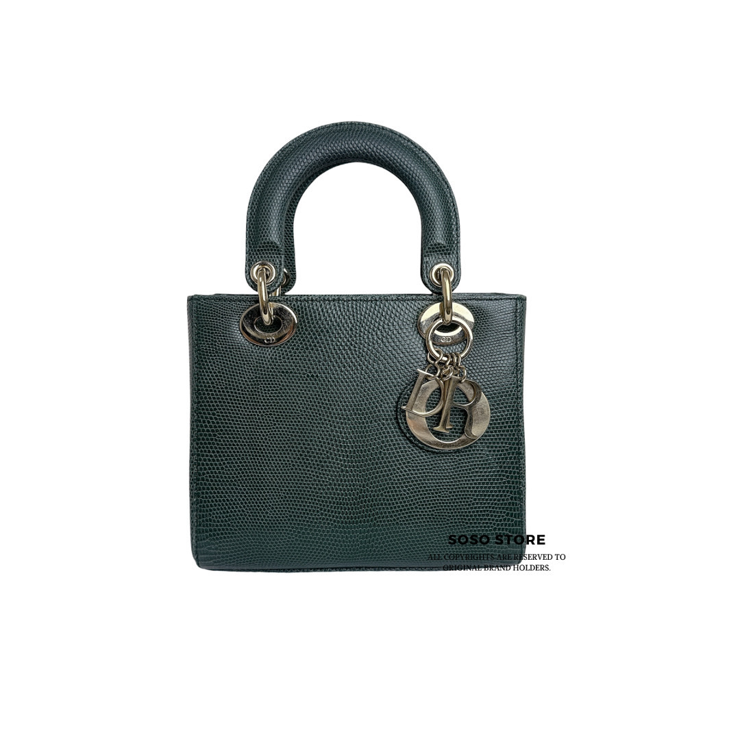 Dior Lady Dior - Dark Green / Ghw