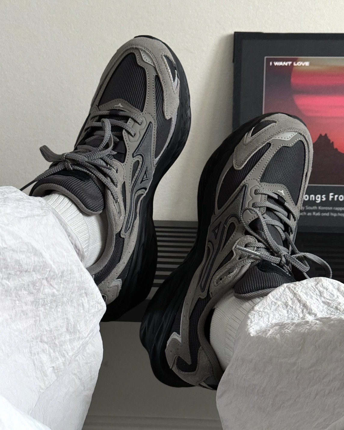 <暴走神鞋🔥>Mizuno Astro LS 機能 緩震 反光 復古 增高 輪胎底 厚底 碳黑