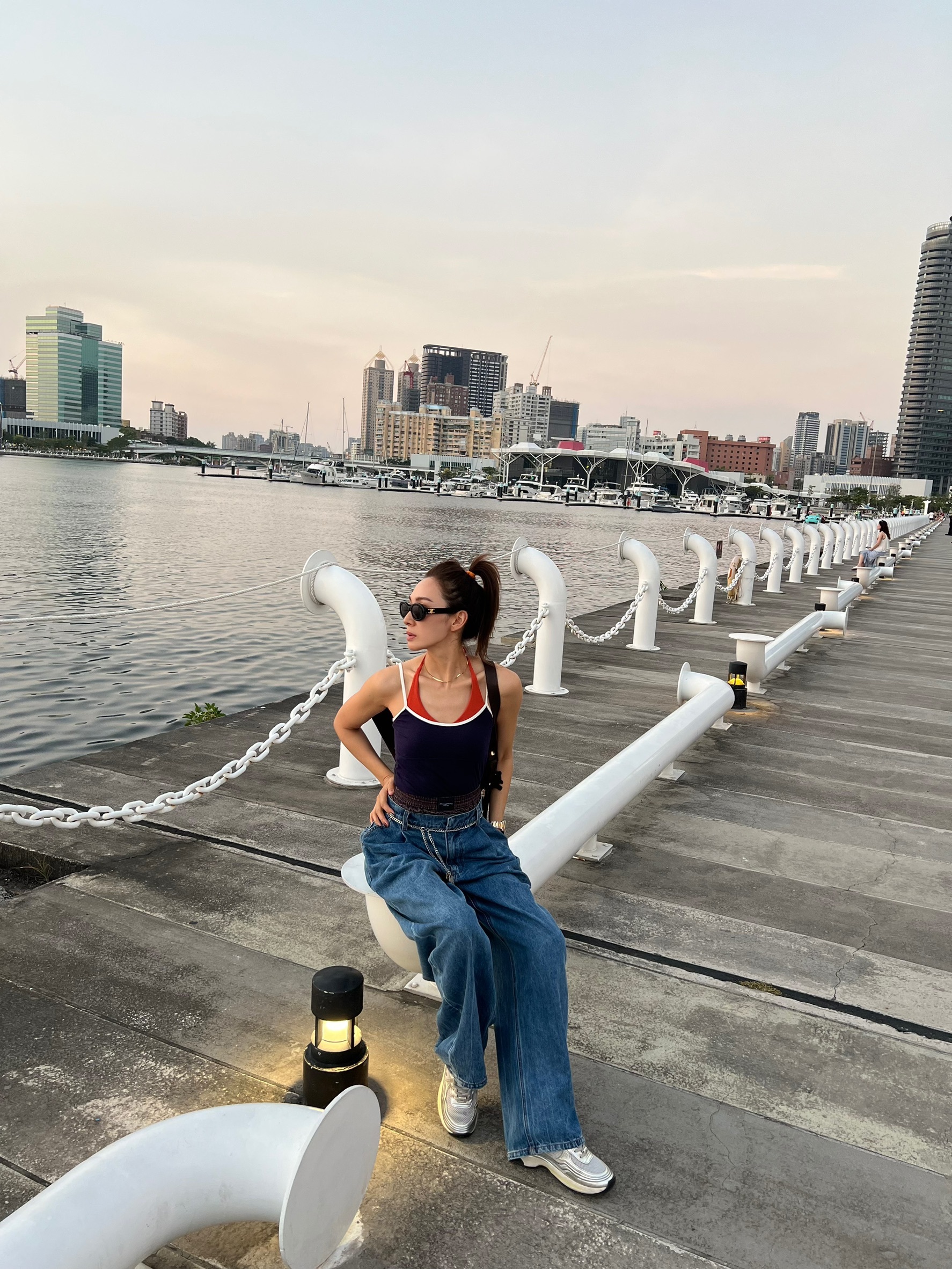 雙色繞頸小可愛(附罩杯)