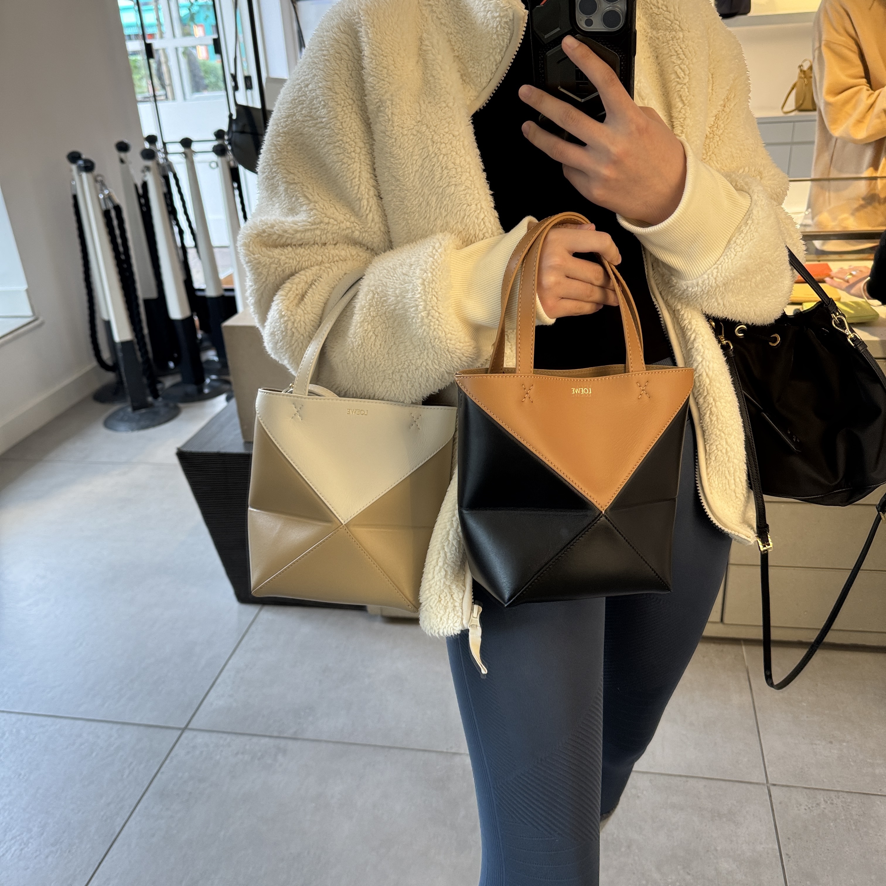 Loewe Puzzel Fold Mini Tote Bag 2 colors