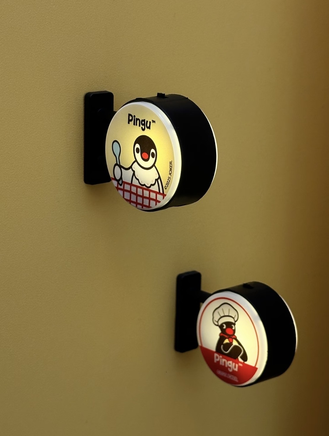 PINGU 快閃店限定 發光招牌 冰箱貼