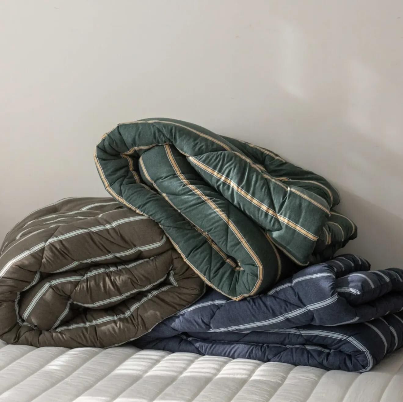 【直播】LL101422 100%極細纖維 條紋款四季厚被