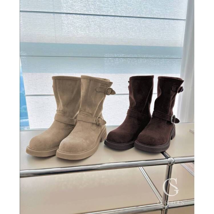 H129「隱藏麂皮靴❶」