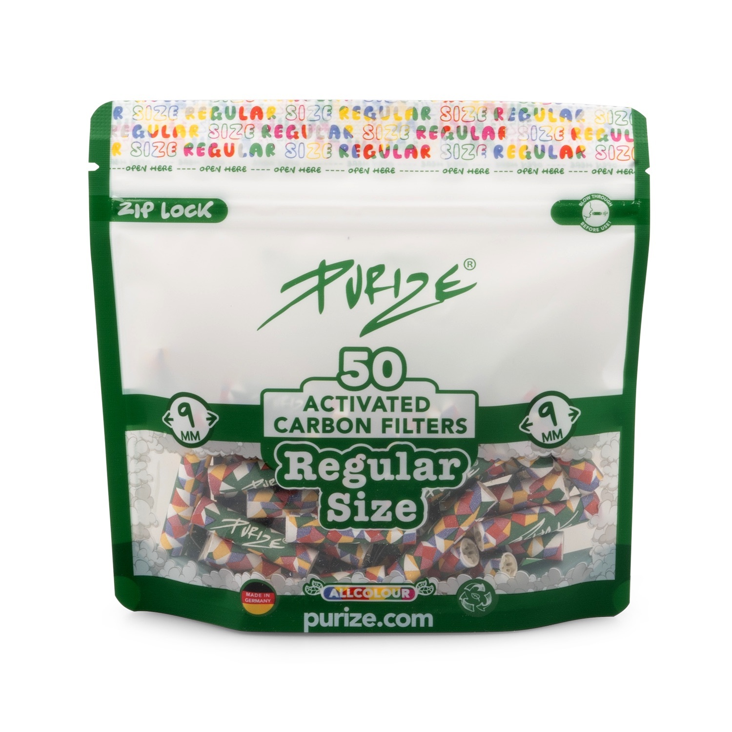 [50CT]REGULAR SIZE FILTERS BY PURIZE