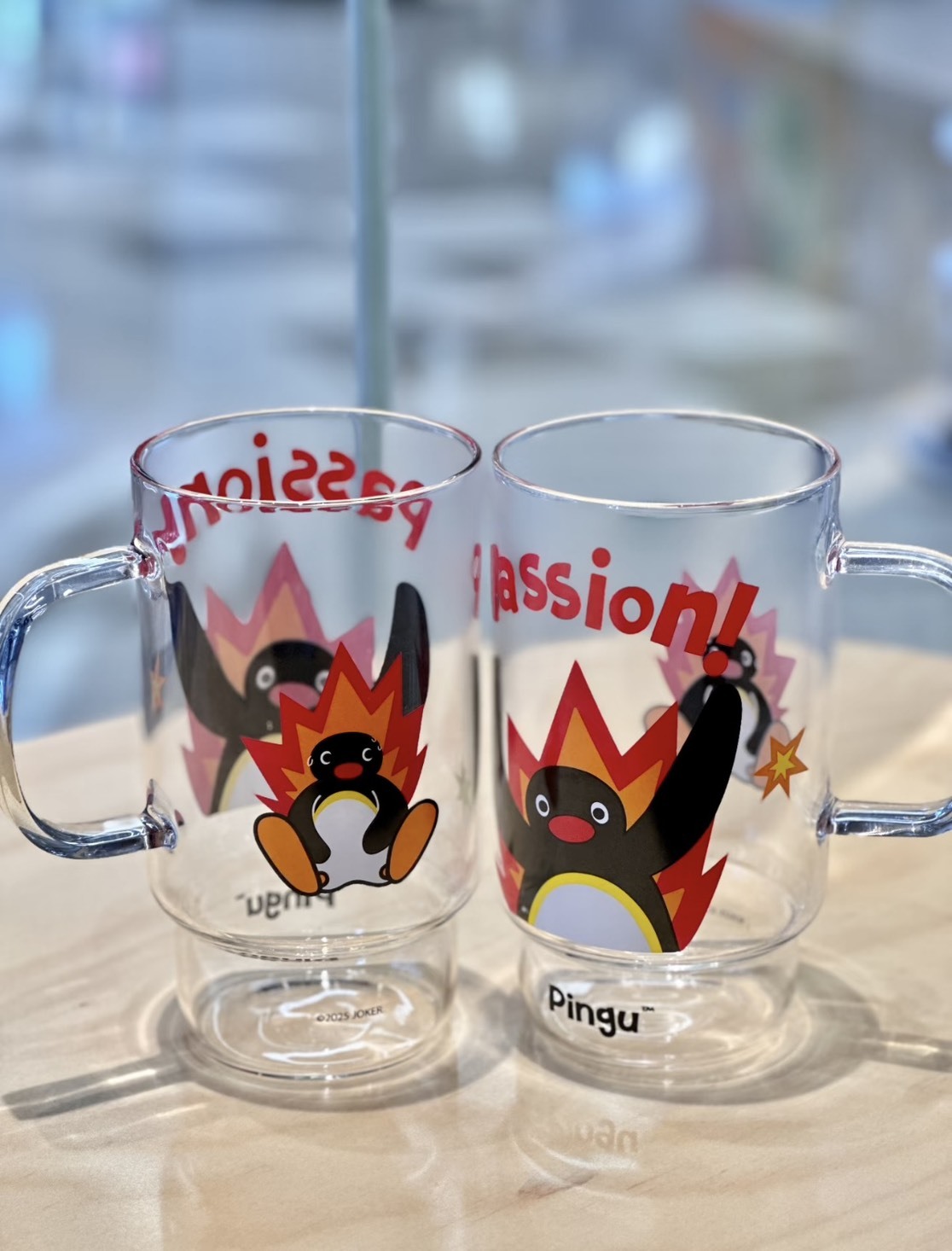 PINGU 企鵝家族 快閃店限定 玻璃杯