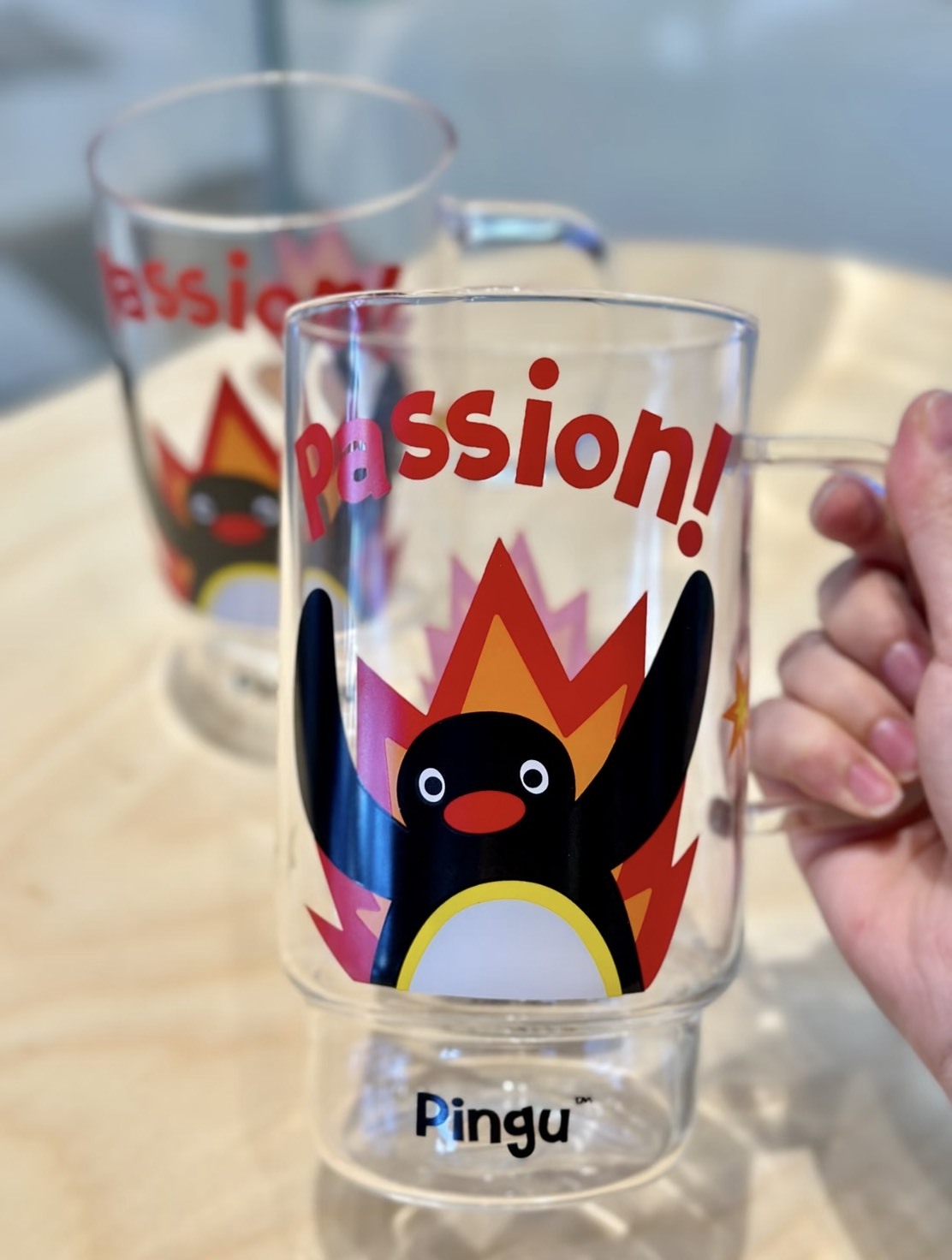 PINGU 企鵝家族 快閃店限定 玻璃杯