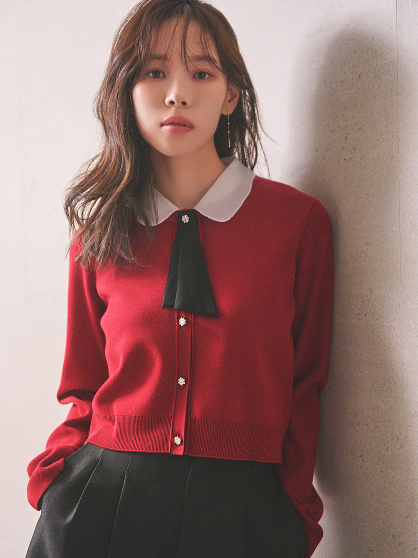 [預購] CELFORD 可拆式領結針織外套