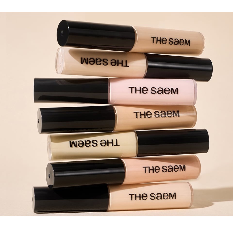 韓國 THE SAEM 絲滑自然遮瑕液 Cover Perfection Tip Concealer - 10款選擇