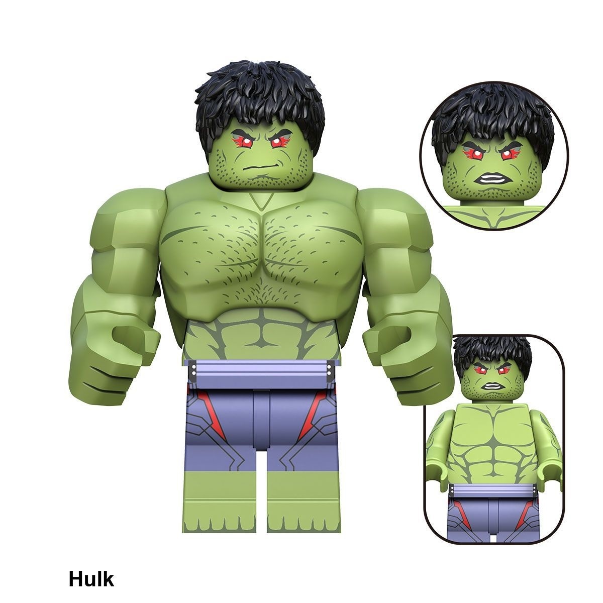 Hulk Custom Minifigures Fit Lego TV6217 TV1143