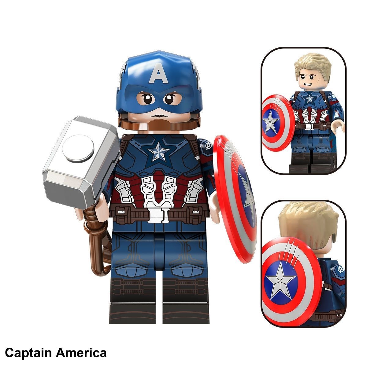 Captain America Custom Minifigures Fit Lego TV6217 TV1144