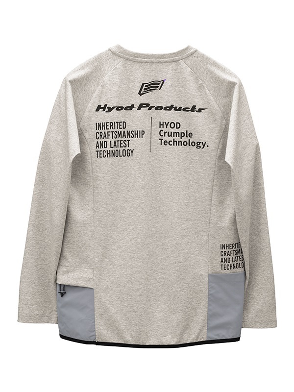 EVU002M  EVOKE LONG SLEEVE SHIRTS 可收納上衣