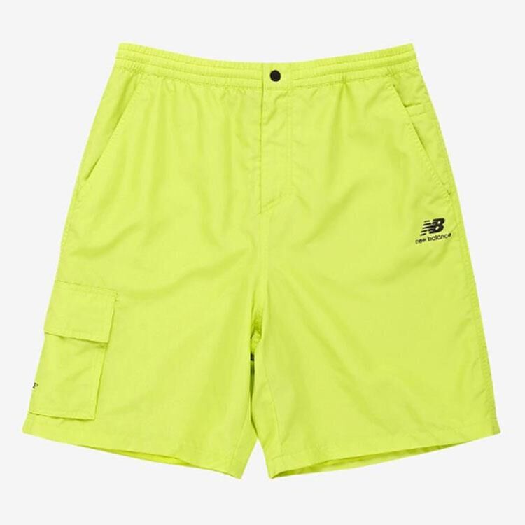 【直播】New Balance LL1011401 運動短褲 (螢光黃)
