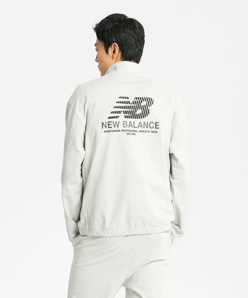 【直播】New Balance LL1011403 運動外套 (淺灰色)