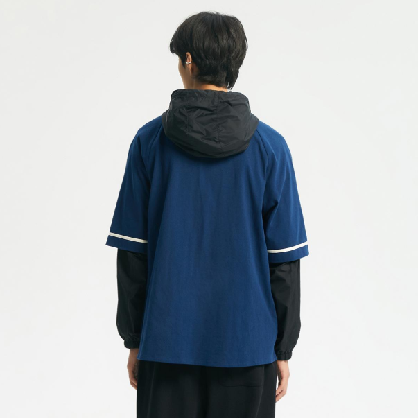 【直播】New Balance LL1011406 棒球款短袖上衣 (藍色)