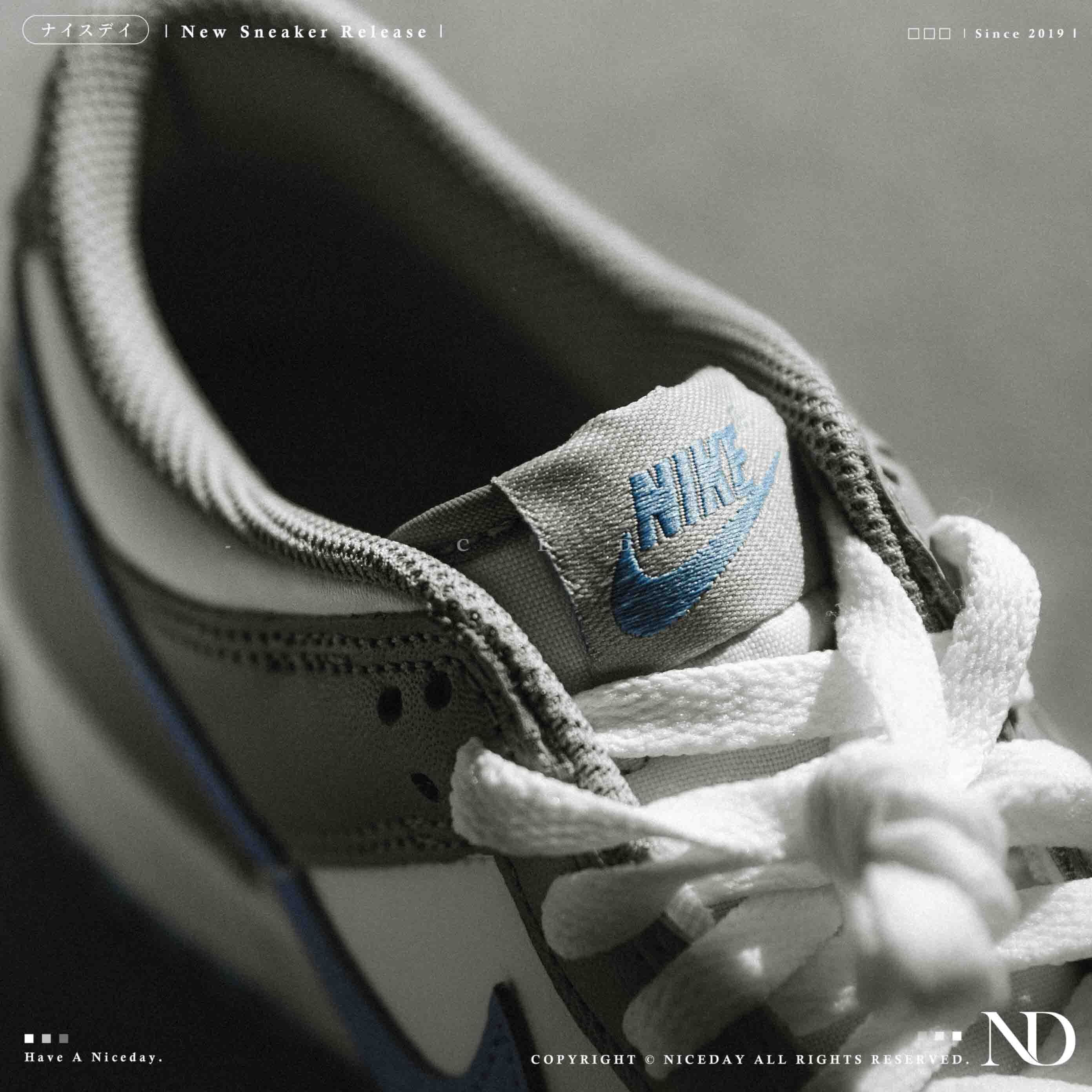 NICEDAY 代購 Nike Dunk Low 灰藍 淺灰 天空藍 藍勾 灰白 國外限定 大童 女鞋 FB9109-121