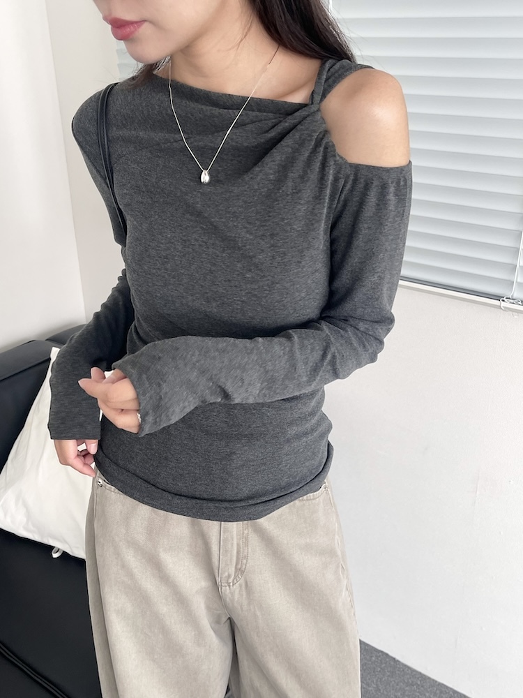 小姊姊氣質抓皺上衣