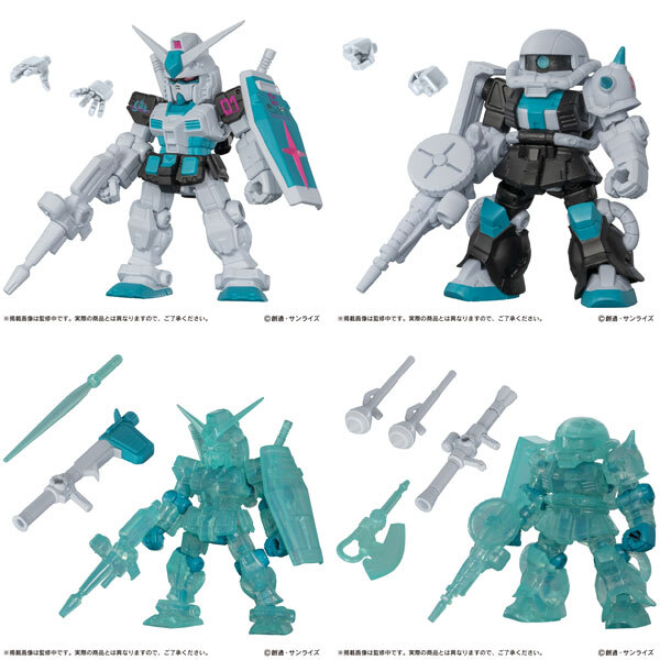 BANDAI 代理版 盒玩 機動戰士鋼彈 MOBILE SUIT ENSEMBLE+初音未來 color ver. 全4種 隨機出貨