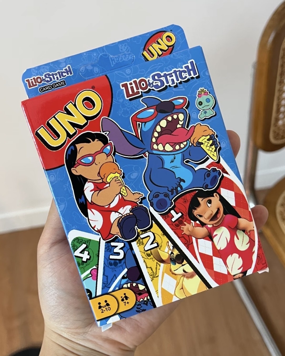 <正版授權>Disney x UNO 史迪奇 Stitch 聯名卡牌 附收納袋