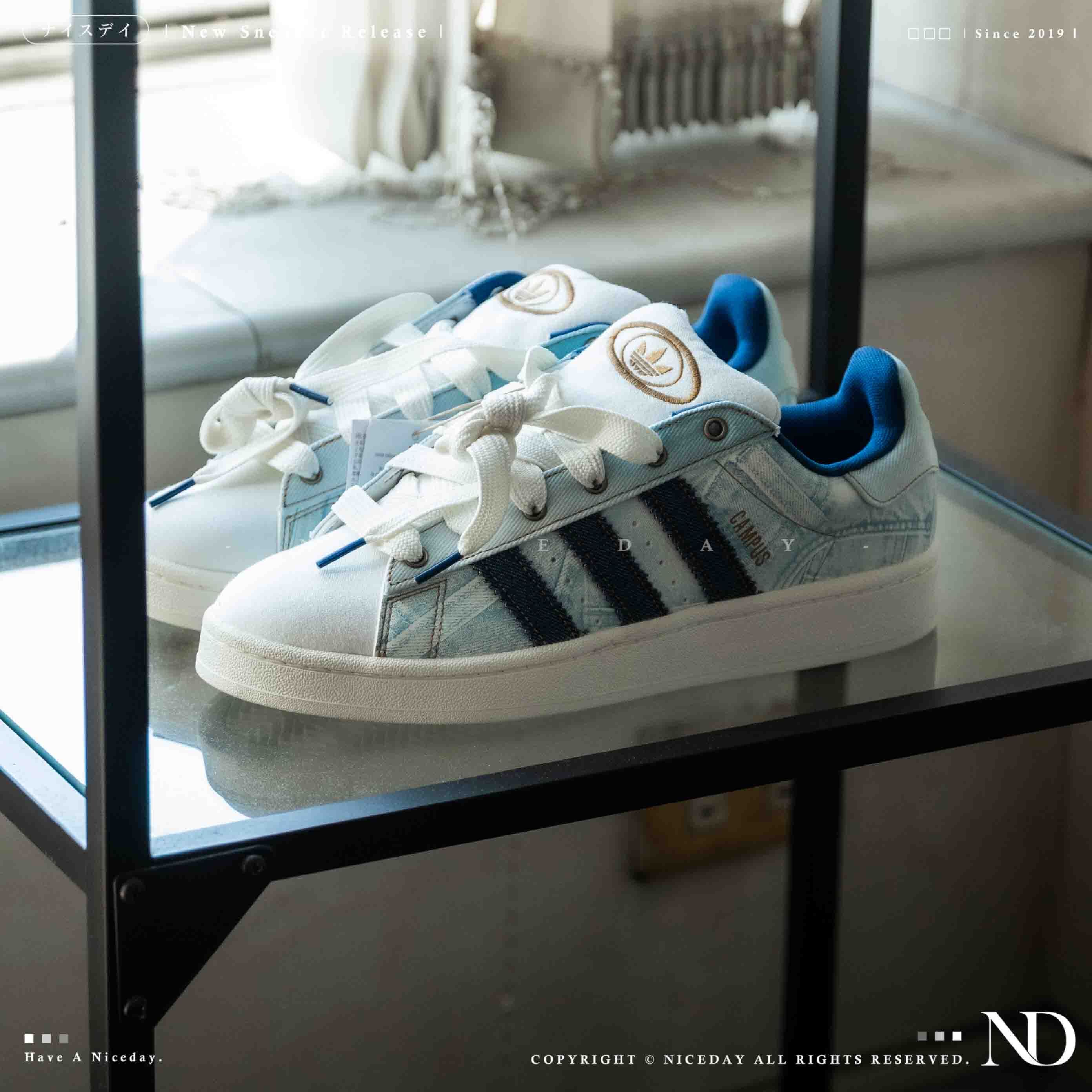 NICEDAY 代購 Adidas Originals Campus 00S 丹寧 牛仔 藍 淺藍 復古 男女鞋 JS2487