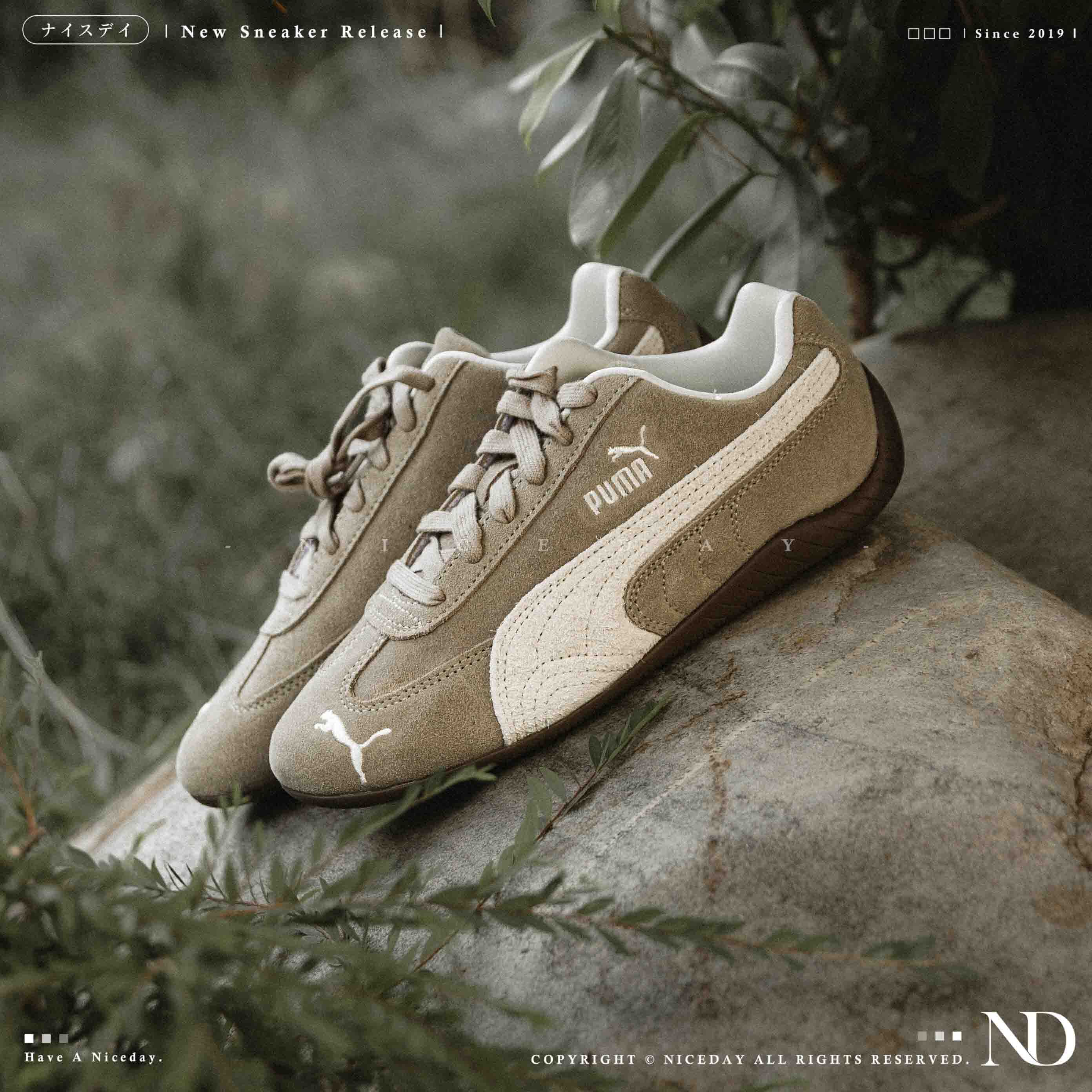 NICEDAY 現貨 Puma Speedcat OG 奶油 棕灰 奶油白 大地色 麂皮 賽車鞋 403619-02