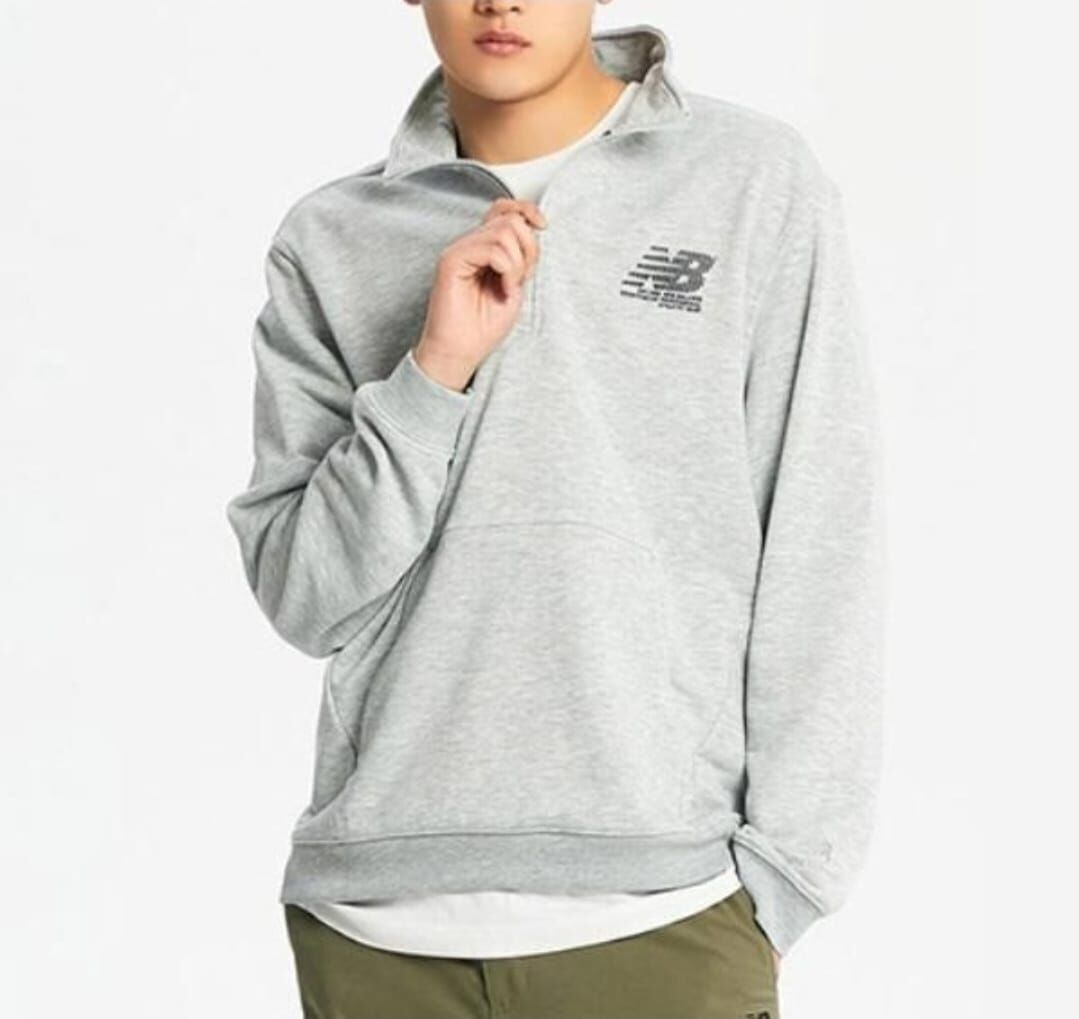 【直播】New Balance LL1011505 半拉鏈衛衣