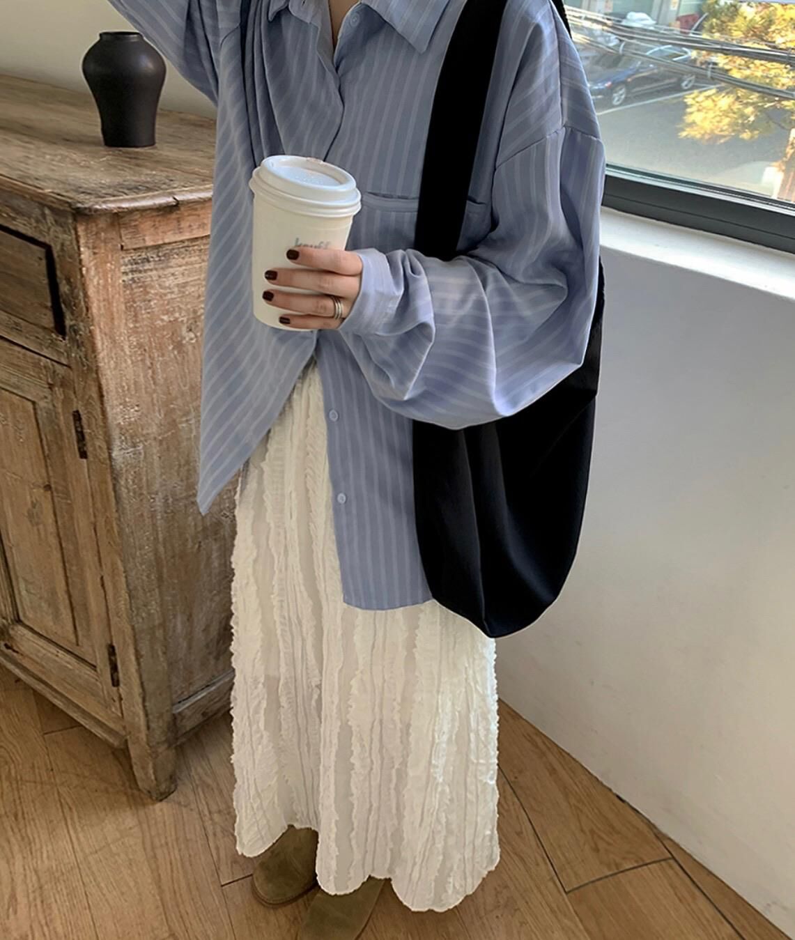 Soon frill lace skirt