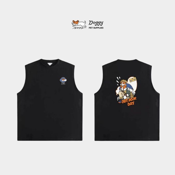 【 寵你超市 】萊西插畫無袖背心-綁鞋帶