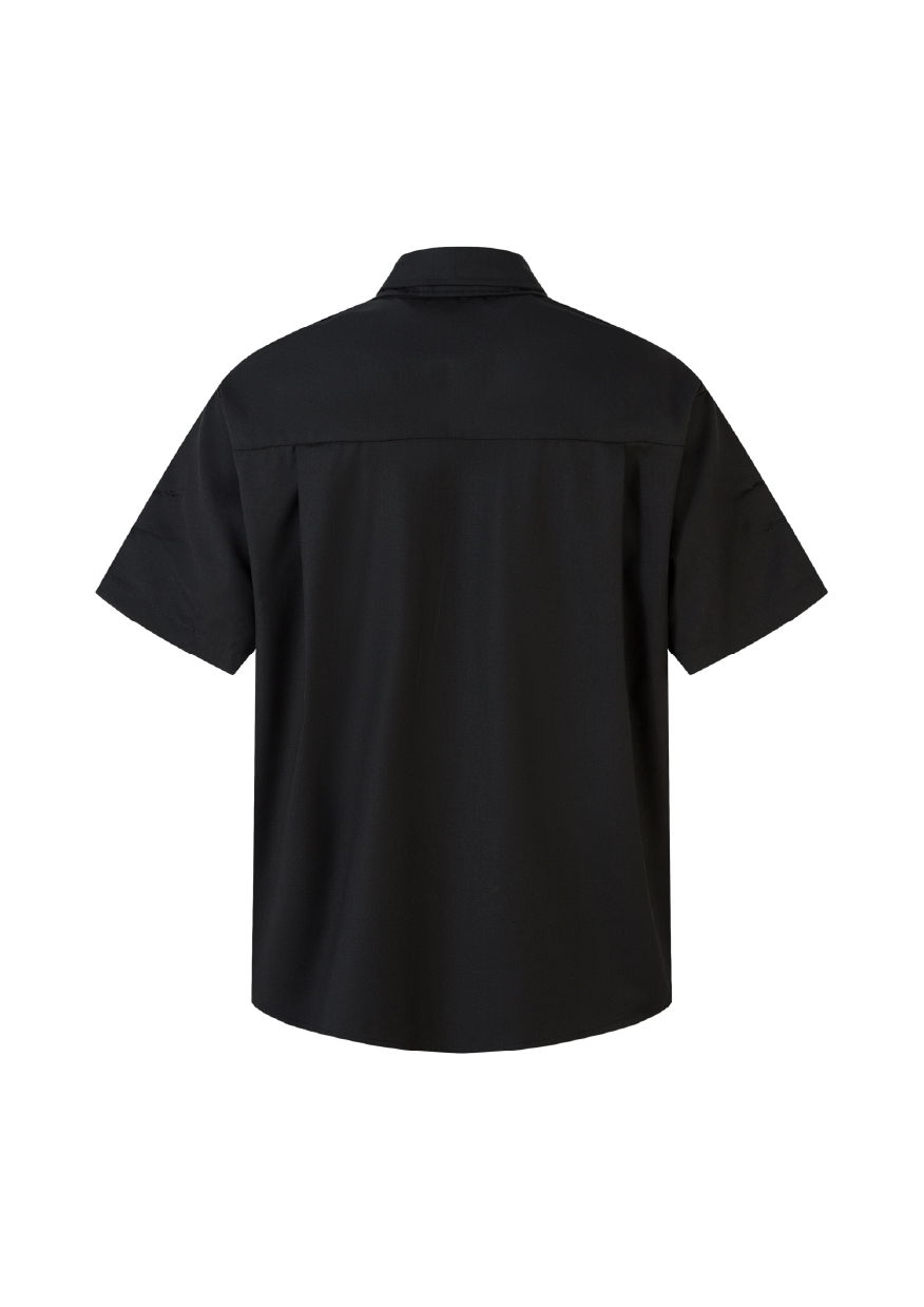 - SIMPLEACTION - 美式雙層設計解構襯衫