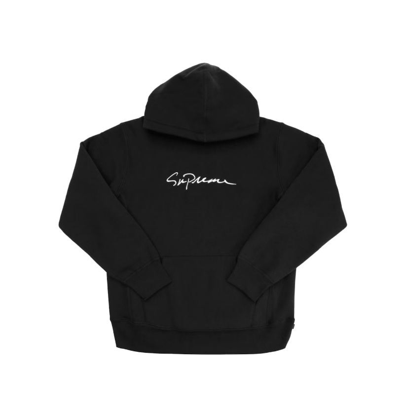 Supreme 18FW Classic Script Hooded Sweatshirt SIZE M