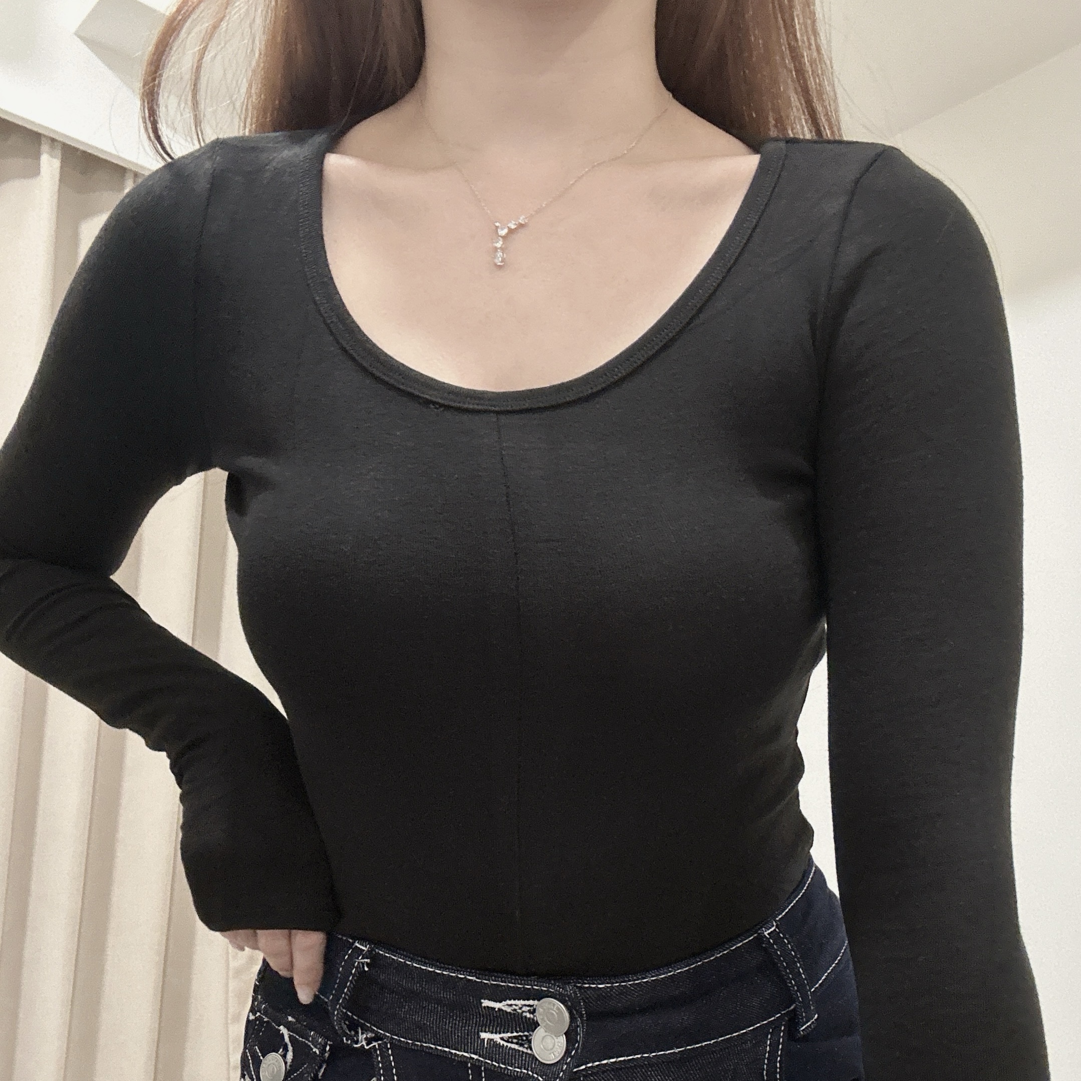 CL11圓領內搭上衣