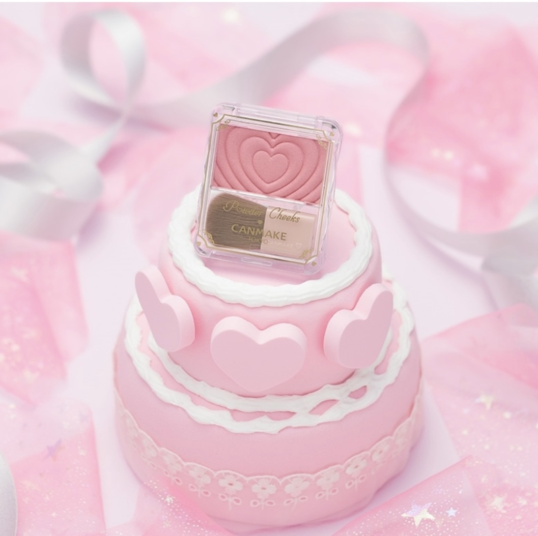 【40週年限定色】JP CANMAKE 透亮珠光胭脂粉 草莓果醬粉色 8608 TK251011
