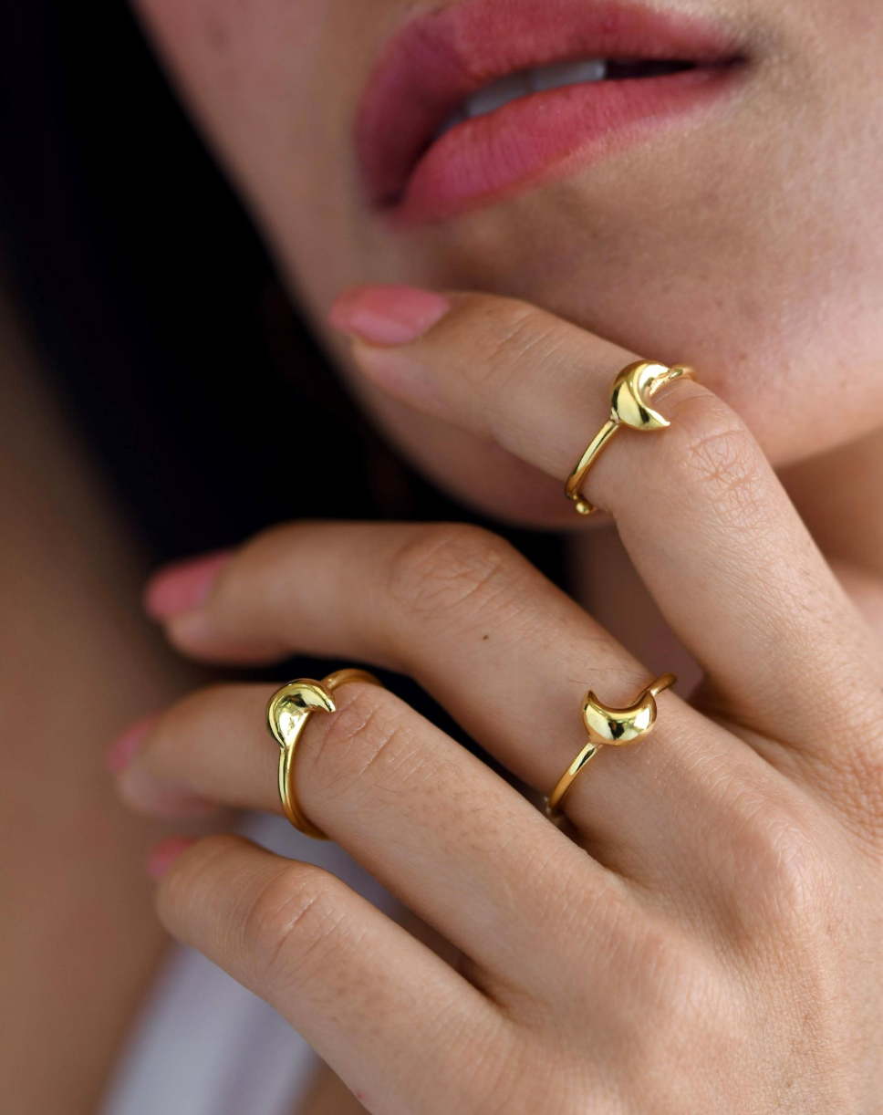 【 Jewelry 】新月戒指