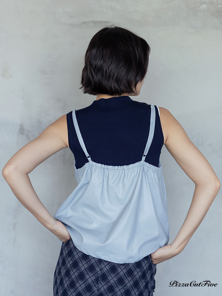 [SALE]人造皮造型背心 PizzaCutFive PCF253411016