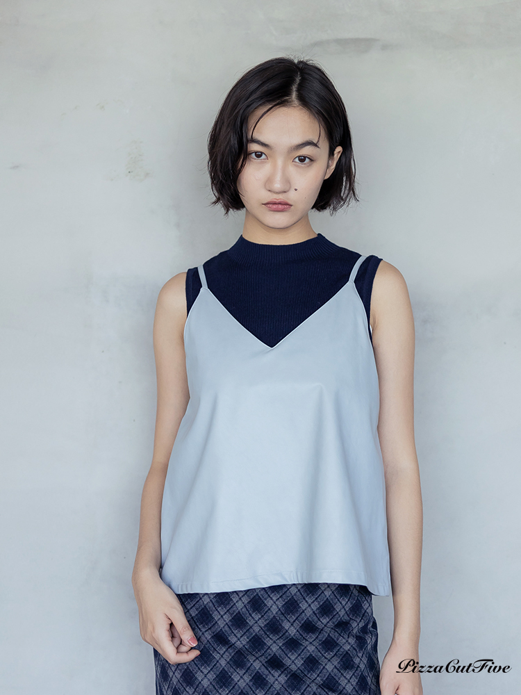 [SALE]人造皮造型背心 PizzaCutFive PCF253411016