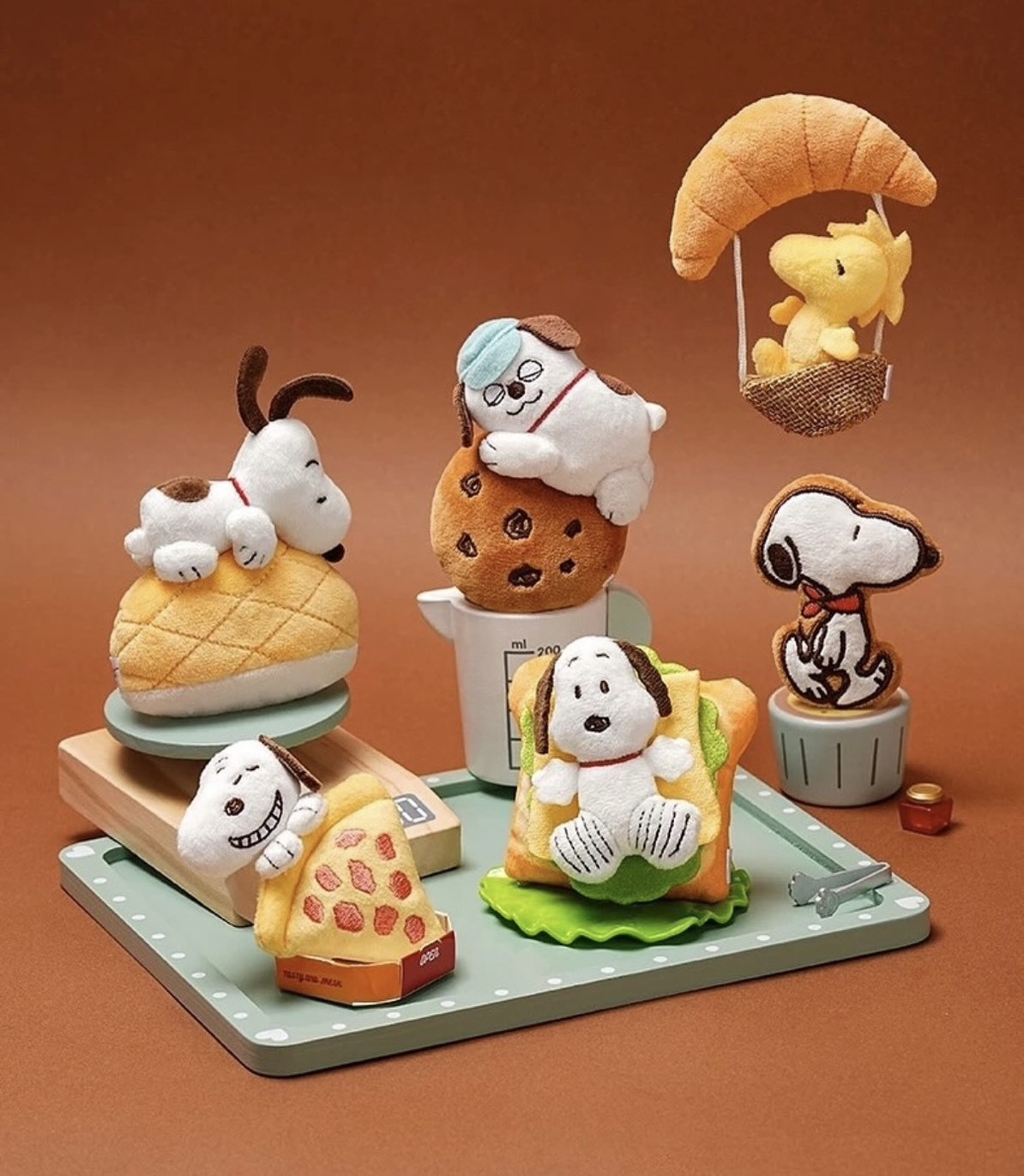 PEANUTS 史努比 烘培系列 冰箱貼盲盒