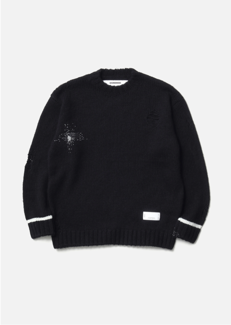 【NEIGHBORHOOD 】 SAVAGE CREWNECK SWEATER