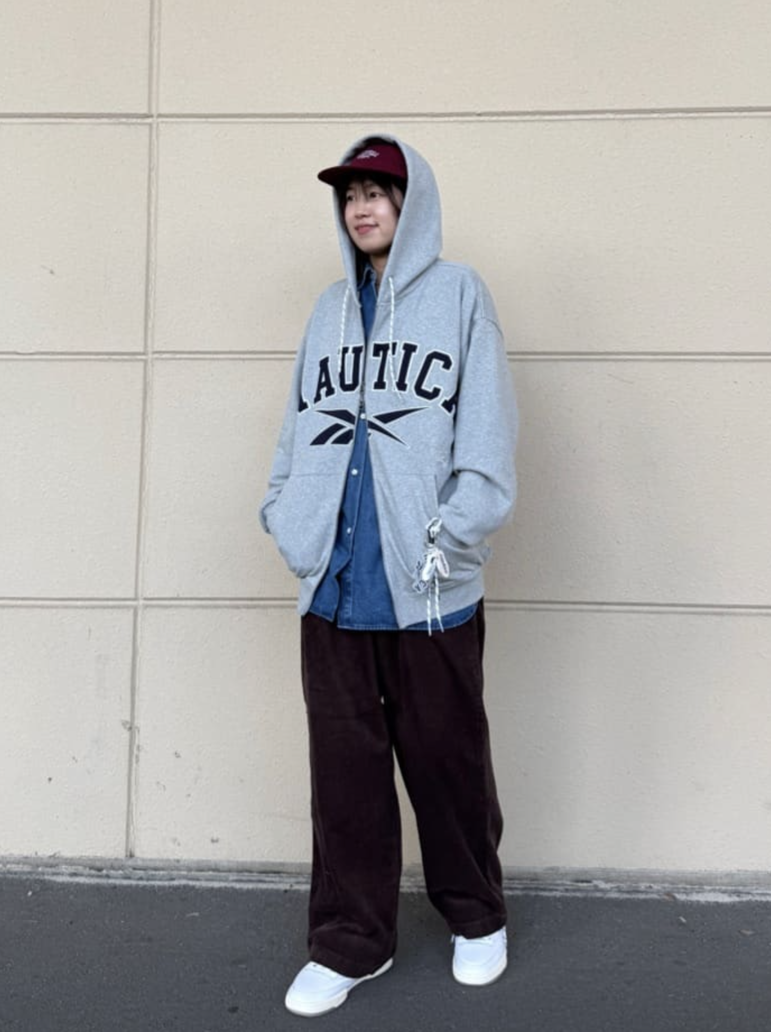 預訂 | Nautica Japan x Reebok Arch Logo Heavyweight Zip-Up Hoodie