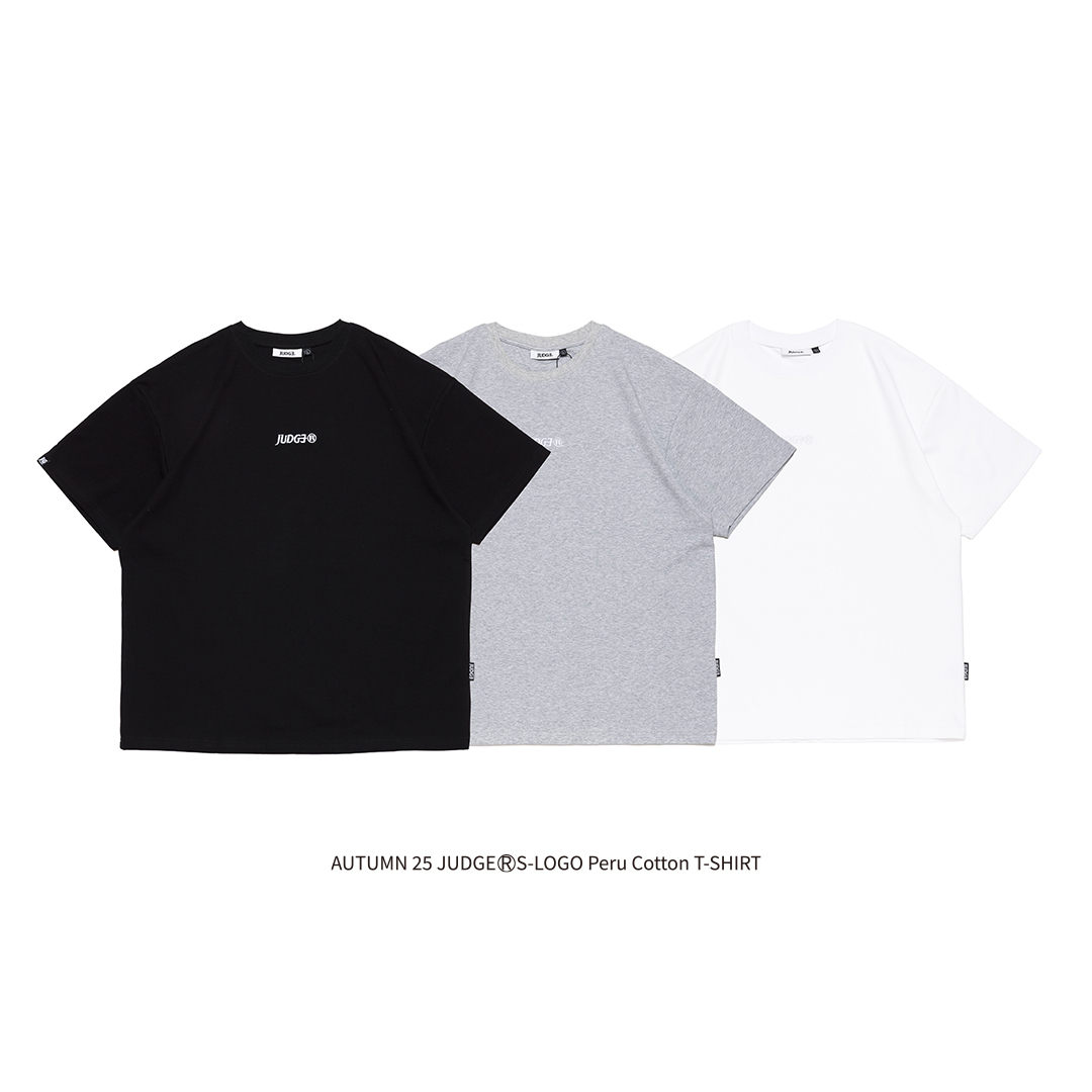 JUDGE®️S-LOGO PERU COTTON T-SHIRT