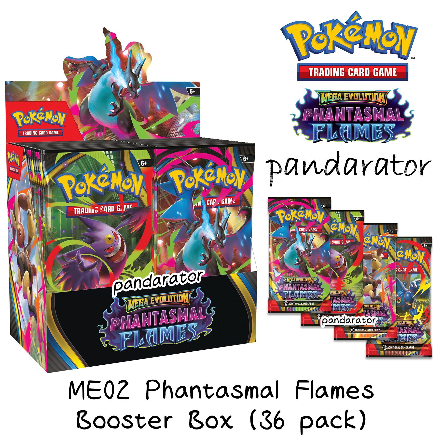 ME02 Phantasmal Flames Booster Box (36 pack)