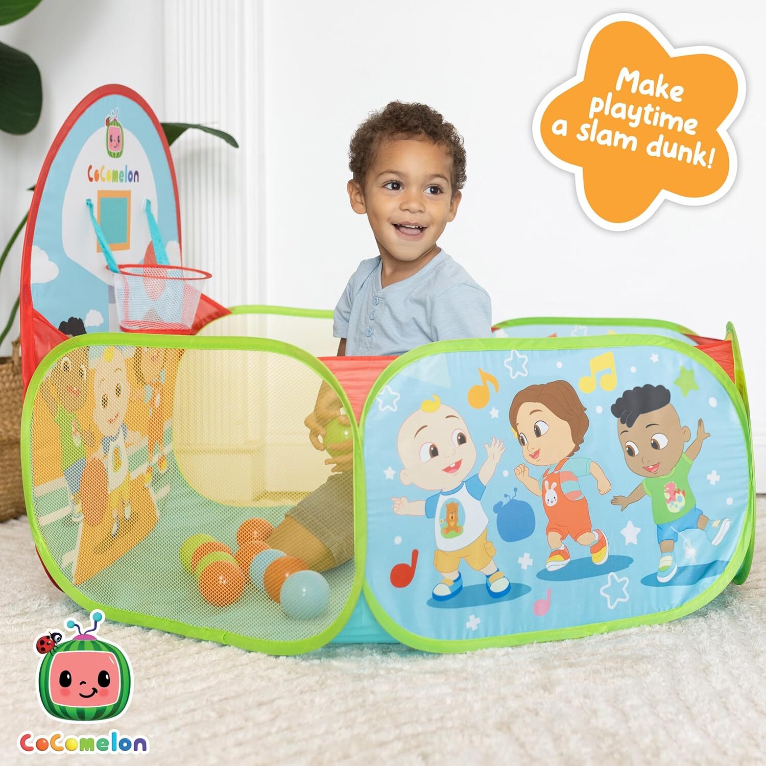 Cocomelon 室內投籃波波池圍欄